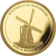 10 Dollars - Elizabeth II Windmills of Kinderdijk, Solomon Islands, 2021 reverse image