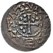 Denar - Boleslaus I the Cruel, Bohemia, 935-972 reverse image
