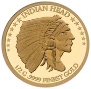10 Dollars - Elizabeth II 1908 Half Eagle, Solomon Islands, 2021 reverse image