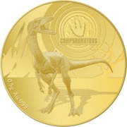 10 Dollars - Elizabeth II Compsognathus, Solomon Islands, 2021 reverse image