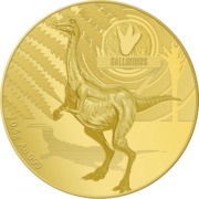 10 Dollars - Elizabeth II Gallimimus, Solomon Islands, 2021 reverse image