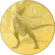 10 Dollars - Elizabeth II Velociraptor, Solomon Islands, 2021 reverse image