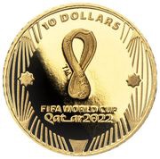 10 Dollars - Elizabeth II FIFA World Cup Qatar 2022, Solomon Islands, 2022 reverse image
