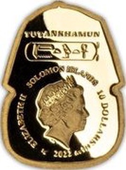 10 Dollars - Elizabeth II Mask of Tutankhamun obverse image