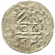 Denar - Boleslaus I the Cruel, Bohemia, 935-972 reverse image