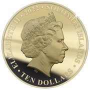 10 Dollars - Elizabeth II Platinum Jubilee obverse image