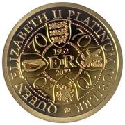 10 Dollars - Elizabeth II Platinum Jubilee, Solomon Islands, 2022 reverse image