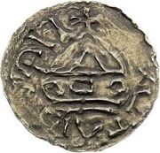 Denar - Boleslaus I the Cruel, Bohemia, 935-972 reverse image