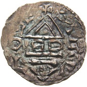 Denar - Boleslaus I the Cruel, Bohemia, 935-972 reverse image