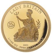 10 Dollars - Elizabeth II Lady Britain 1821, Solomon Islands, 2022 reverse image