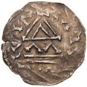Denar - Boleslaus I the Cruel, Bohemia, 935-972 reverse image