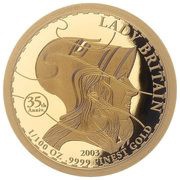 10 Dollars - Elizabeth II Lady Britain 2003, Solomon Islands, 2022 reverse image