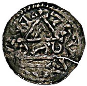 Denar - Boleslaus I the Cruel, Bohemia, 935-972 reverse image