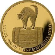 10 Dollars - Elizabeth II The Black Cat from Zell, Solomon Islands, 2022 reverse image