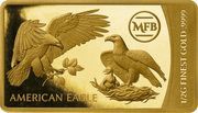 10 Dollars - Elizabeth II American Eagle, Solomon Islands, 2022 reverse image