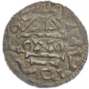 Denar - Boleslaus I the Cruel, Bohemia, 935-972 reverse image
