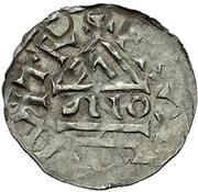 Denar - Boleslaus I the Cruel, Bohemia, 935-972 reverse image