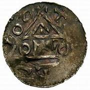 Denar - Boleslaus I the Cruel, Bohemia, 935-972 reverse image