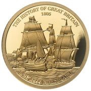 10 Dollars - Elizabeth II Battle of Trafalgar, Solomon Islands, 2022 reverse image