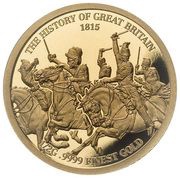 10 Dollars - Elizabeth II Battle of Waterloo, Solomon Islands, 2022 reverse image