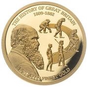 10 Dollars - Elizabeth II Charles Darwin, Solomon Islands, 2022 reverse image