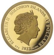 10 Dollars - Elizabeth II Camelot obverse image