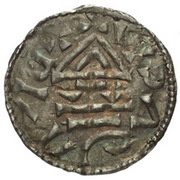 Denar - Boleslaus I the Cruel, Bohemia, 935-972 reverse image