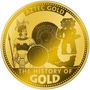 10 Dollars - Elizabeth II Posthumous; Aztec Gold, Solomon Islands, 2023 reverse image