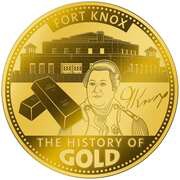 10 Dollars - Elizabeth II Posthumous; Fort Knox, Solomon Islands, 2023 reverse image