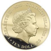 10 Dollars - Elizabeth II Posthumous; Queen's Coronation obverse image
