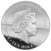 10 Dollars - Elizabeth II Posthumous; Queen's Coronation obverse image