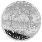 10 Dollars - Elizabeth II Posthumous; Queen's Coronation, Solomon Islands, 2023 reverse image