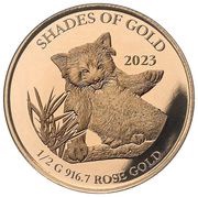 10 Dollars - Elizabeth II Posthumous; Red Panda, Solomon Islands, 2023 reverse image