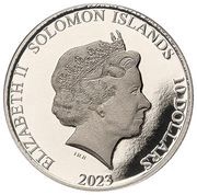 10 Dollars - Elizabeth II Posthumous; Red Panda obverse image