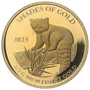 10 Dollars - Elizabeth II Posthumous; Red Panda, Solomon Islands, 2023 reverse image