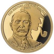 10 Dollars - Elizabeth II Posthumous; Arthur Conan Doyle, Solomon Islands, 2023 reverse image
