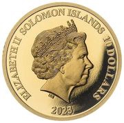 10 Dollars - Elizabeth II Posthumous; Charles Chaplin obverse image
