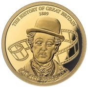 10 Dollars - Elizabeth II Posthumous; Charles Chaplin, Solomon Islands, 2023 reverse image