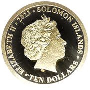 10 Dollars - Elizabeth II Posthumous; Queen's Coronation obverse image