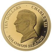 10 Dollars - Charles III Tiger obverse image