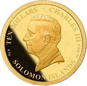 10 Dollars - Charles III Trophy obverse image