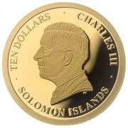 10 Dollars - Charles III Nibelungen obverse image