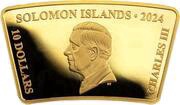 10 Dollars - Charles III Year of the Monkey obverse image