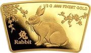 10 Dollars - Charles III Year of the Rabbit, Solomon Islands, 2024 reverse image