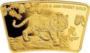10 Dollars - Charles III Year of the Tiger, Solomon Islands, 2024 reverse image