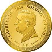 10 Dollars - Charles III Great Wall of China obverse image