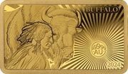 10 Dollars - Charles III Buffalo, Solomon Islands, 2024 reverse image