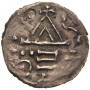 Denar - Boleslaus II the Pious, Bohemia, 967-999 reverse image