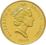25 Dollars - Elizabeth II 50th Anniversary of the Battle of Guadalcanal obverse image