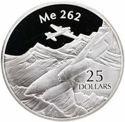 25 Dollars - Elizabeth II Me 262, Solomon Islands, 2003 reverse image